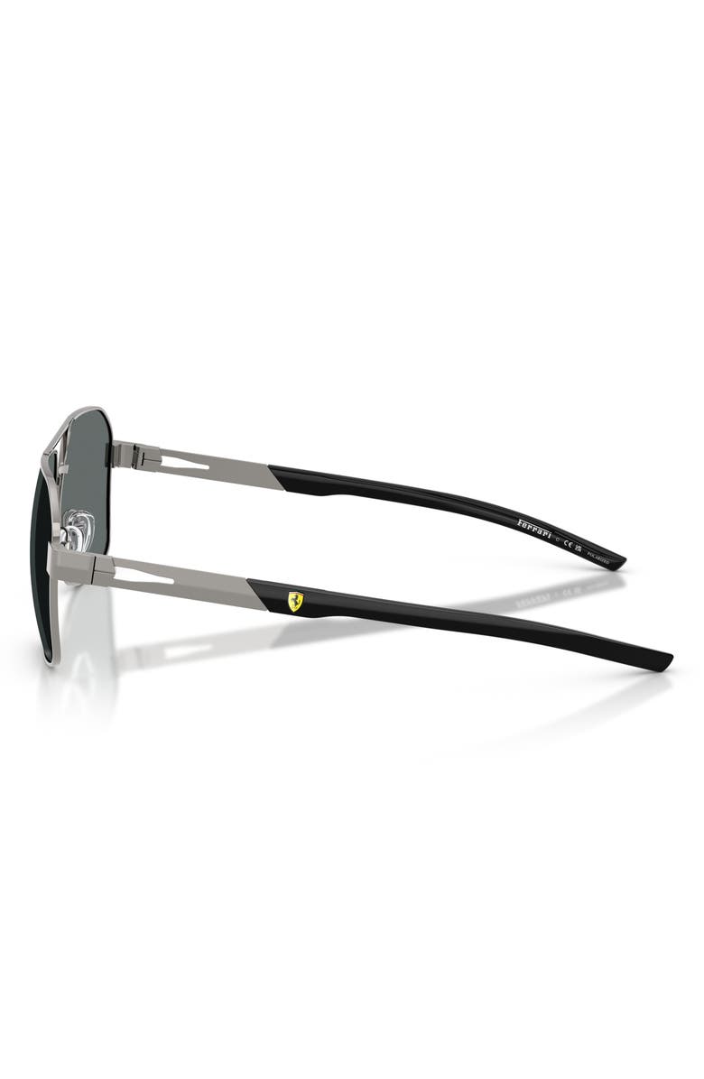 Scuderia Ferrari 57mm Square Sunglasses, Alternate, color,