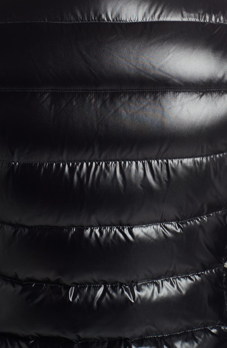 Moncler Ghany Water Resistant Shiny Nylon Down Puffer Vest, Alternate, color,