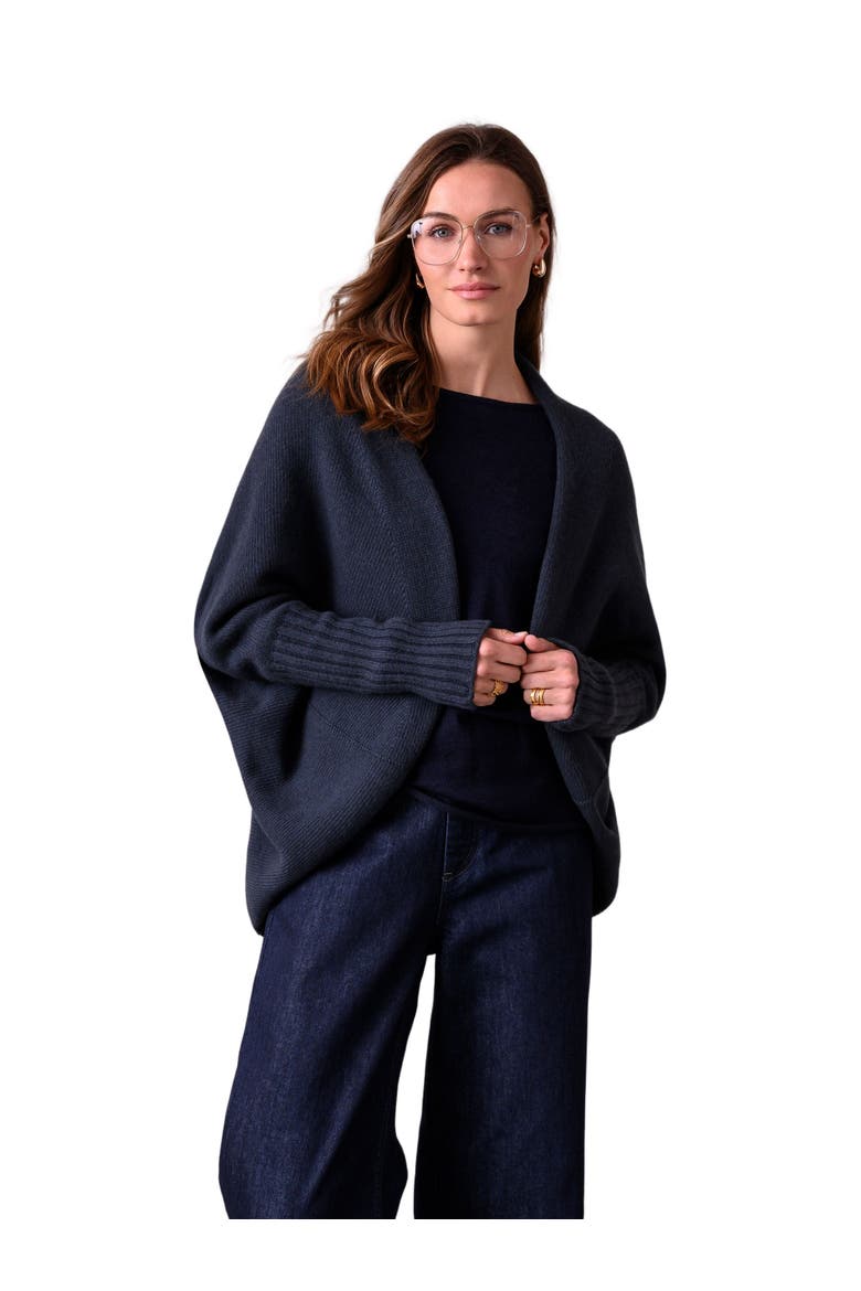 Supersoft Cocoon Cardigan, Alternate, color, SLATE