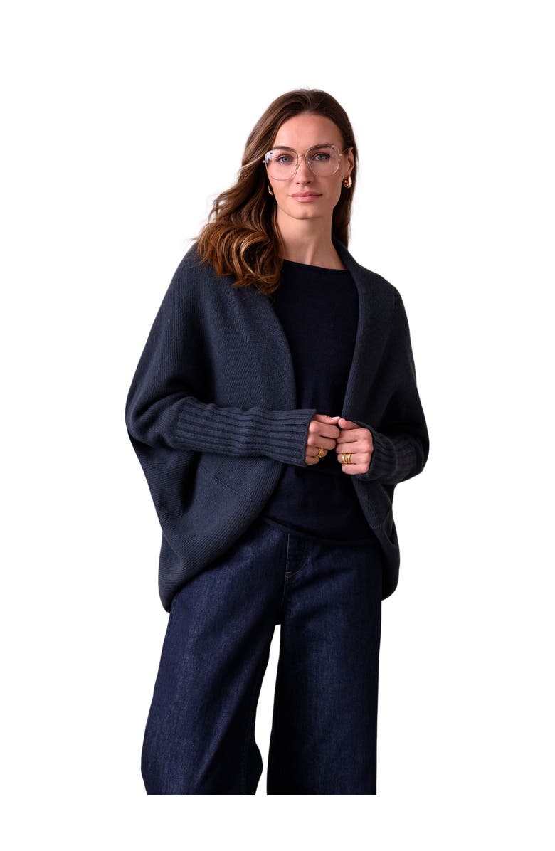 Celtic & Co. Supersoft Cocoon Cardigan, Alternate, color, Slate