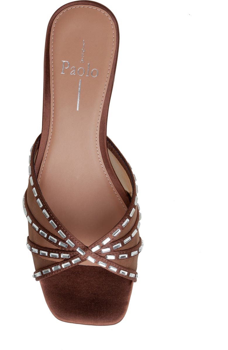 Linea Paolo Ivona Slide Sandal, Alternate, color, Chocolate