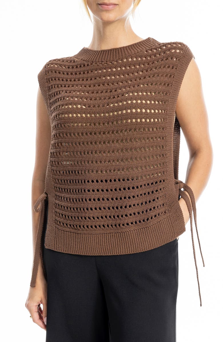 MAX STUDIO Open Stitch Sweater Vest | Nordstromrack