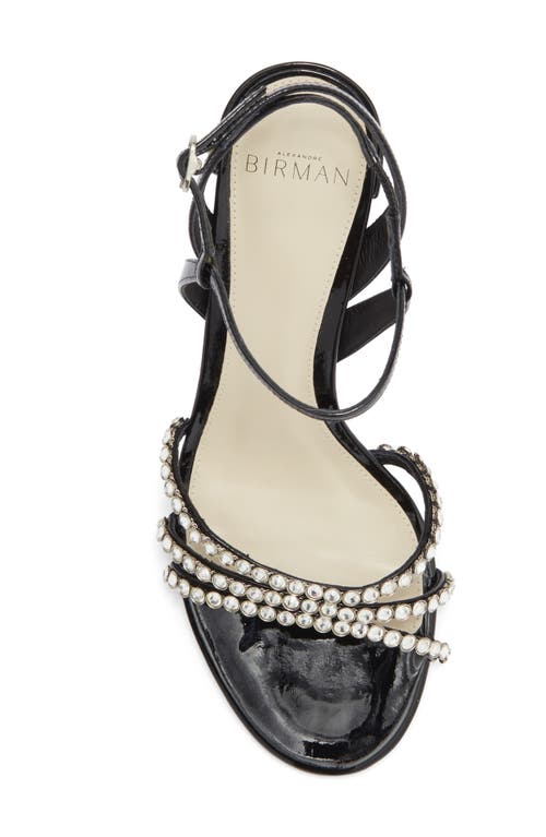Alexandre Birman Caged Ankle Strap Sandal In Black