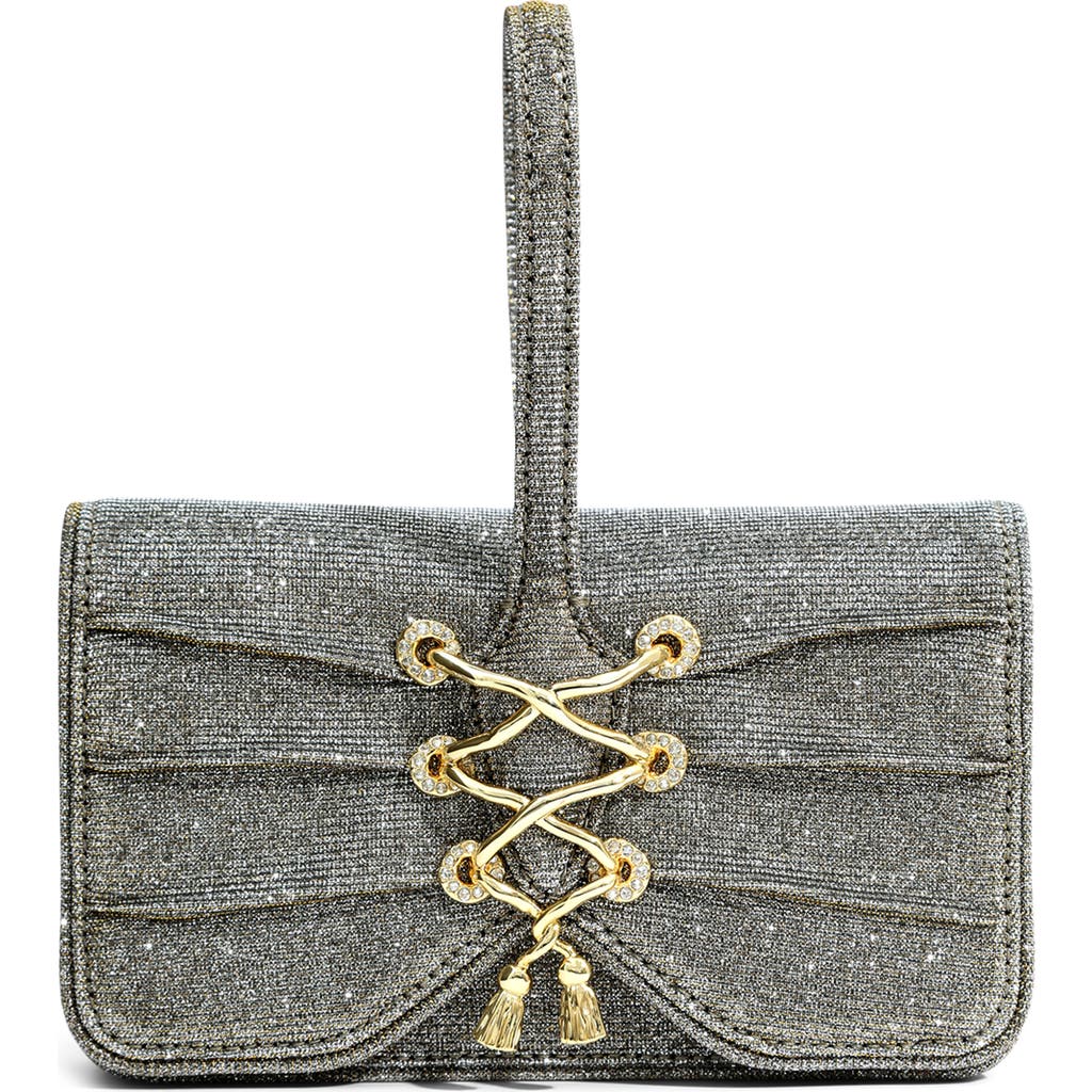 ALEXIS BITTAR ALEXIS BITTAR LACE-UP LEATHER WRISTLET