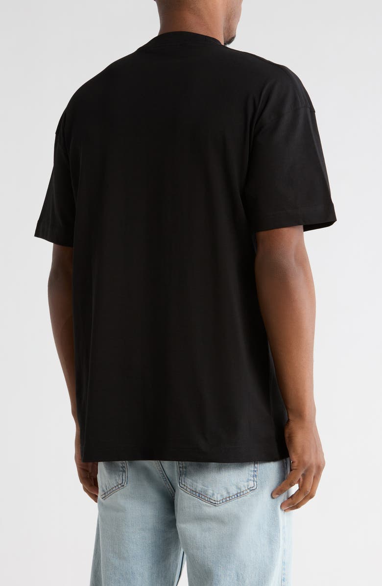 Palm Angels Bear in Mind Graphic T-Shirt, Alternate, color, Black Brown