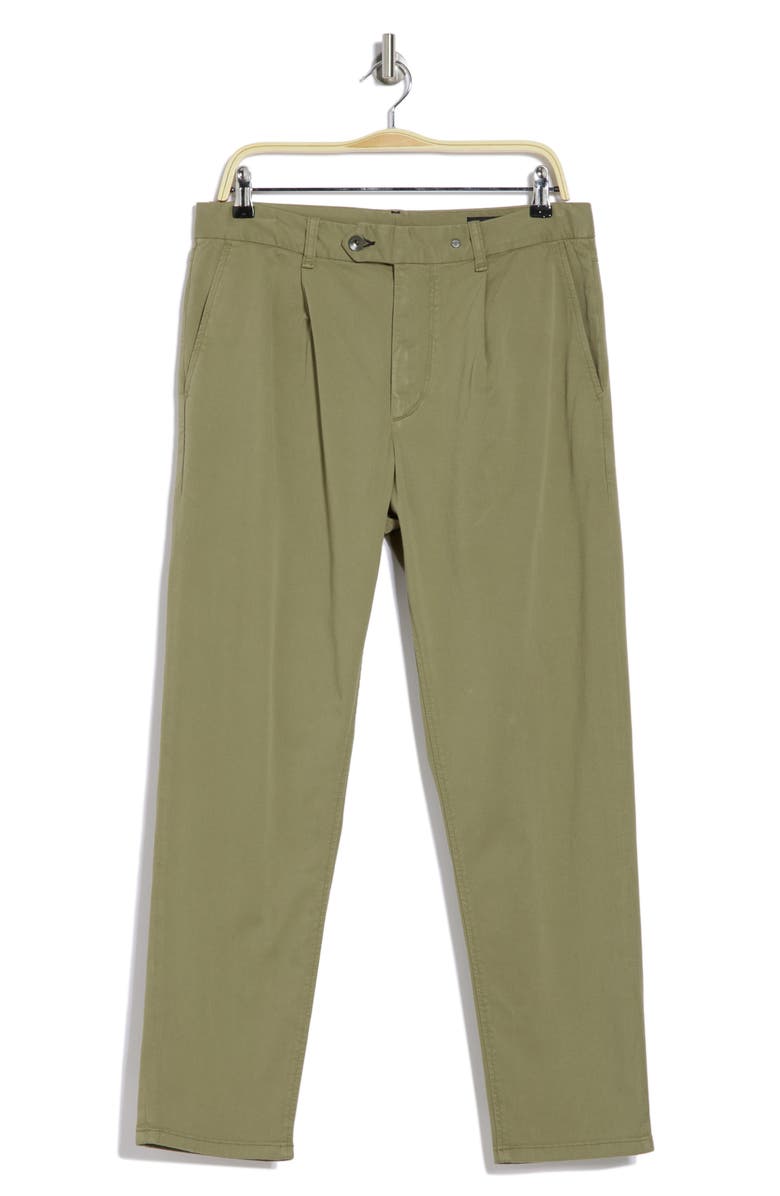rag & bone Pleated Stretch Cotton Chino Pants, Main, color, 