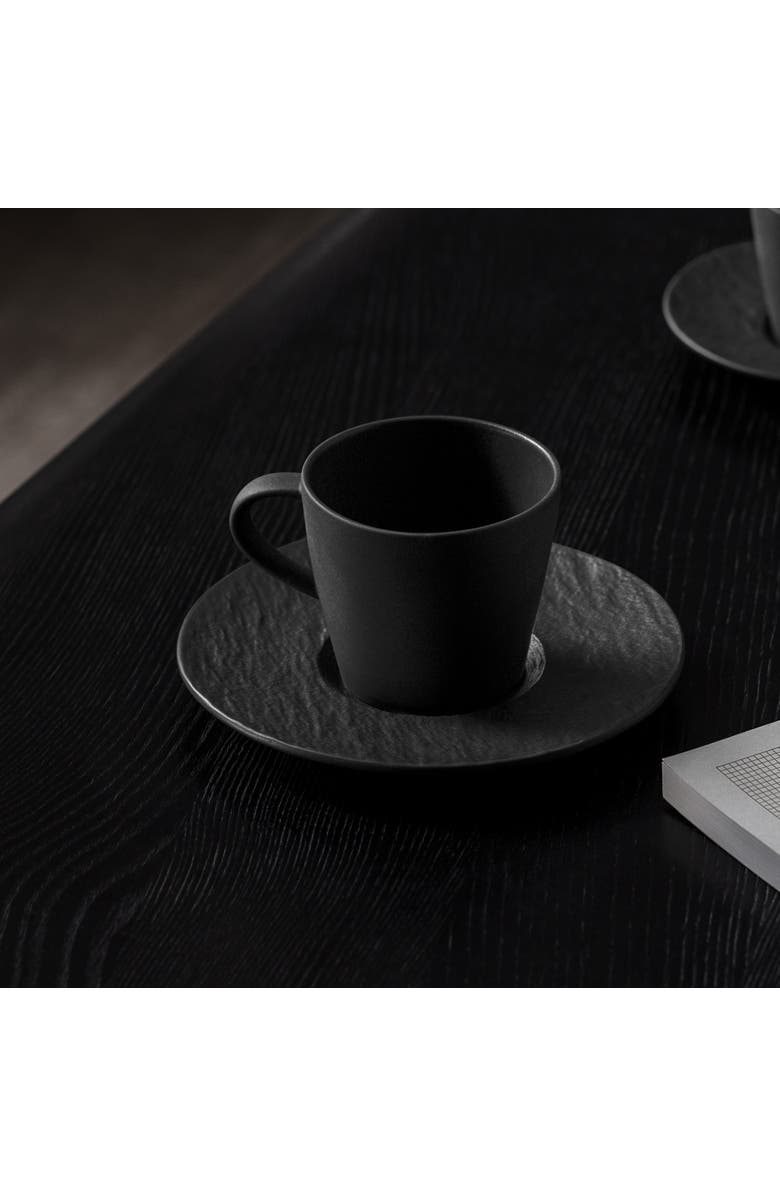 Villeroy 
Boch Manufacture Rock Coffee Cup, Alternate, color, Black