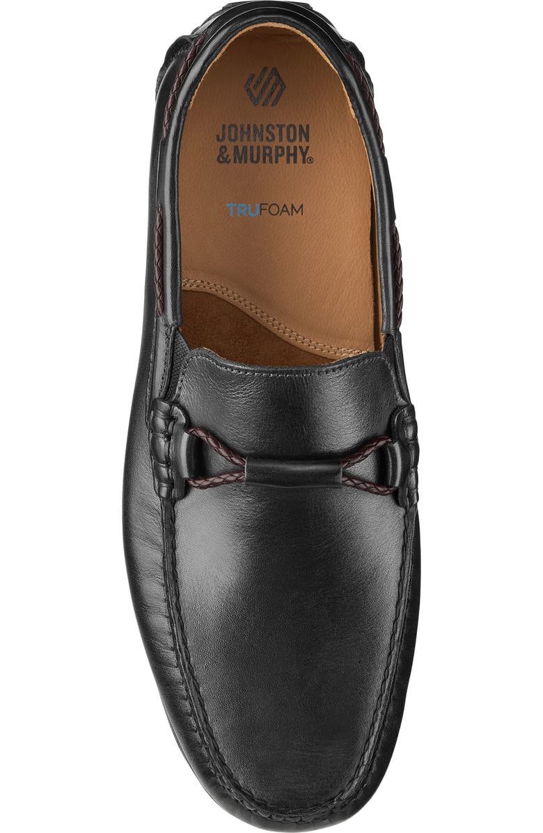 Johnston & Murphy Cort 2.0 Bit Loafer, Alternate, color, Black Full Grain