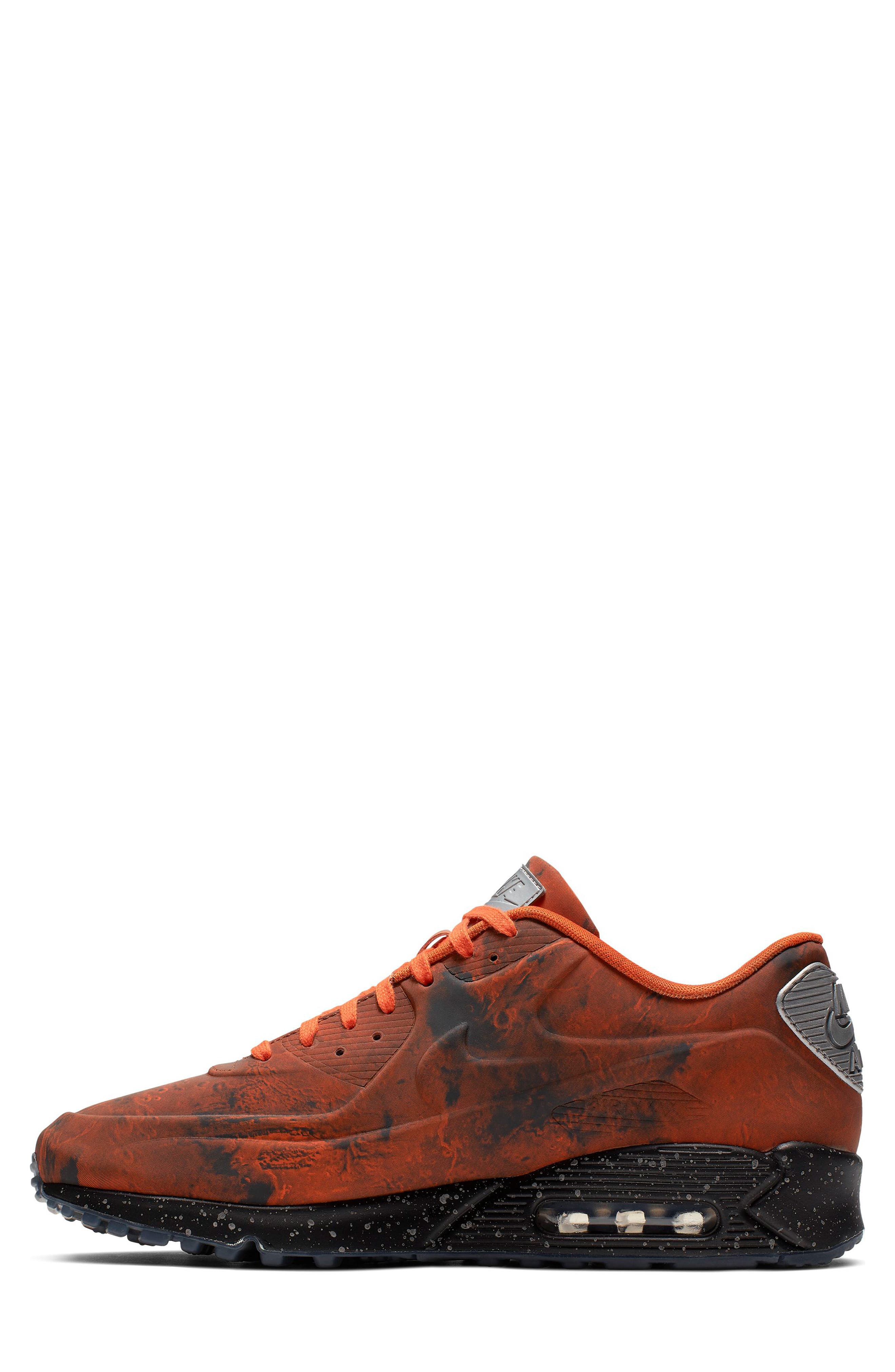 Air Max 90 QS Sneaker, Alternate, color, MARS STONE/ MAGMA ORANGE