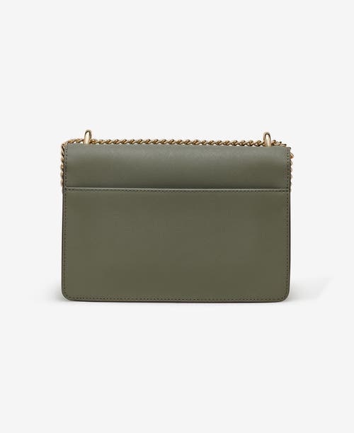 Dkny Echo Small Chain Flap In Olive