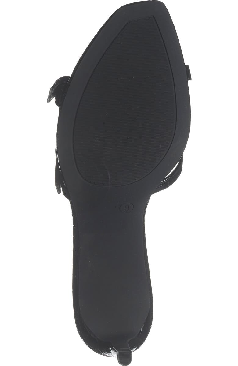 Abound Sylvia Croc Embossed Heeled Sandal, Alternate, color, Black