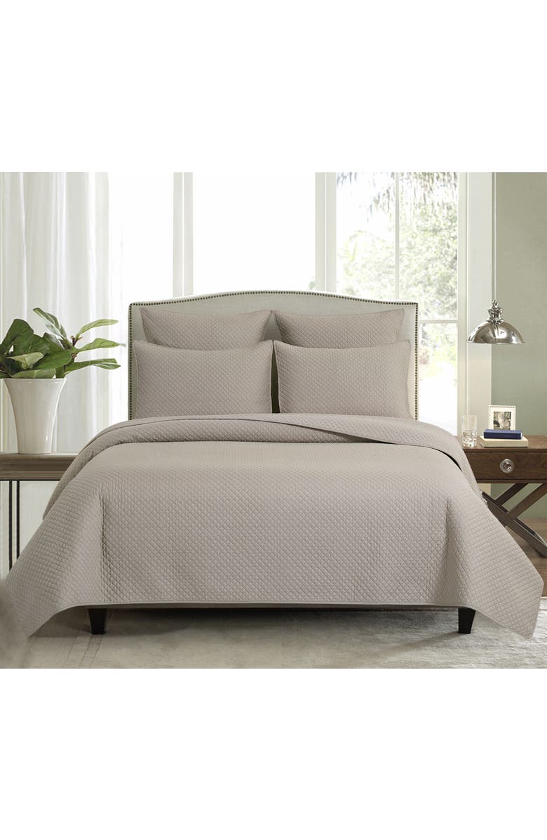 C&F Home Kya Cotton Quilt Set - Reversible and Machine Washable, Alternate, color, Brown