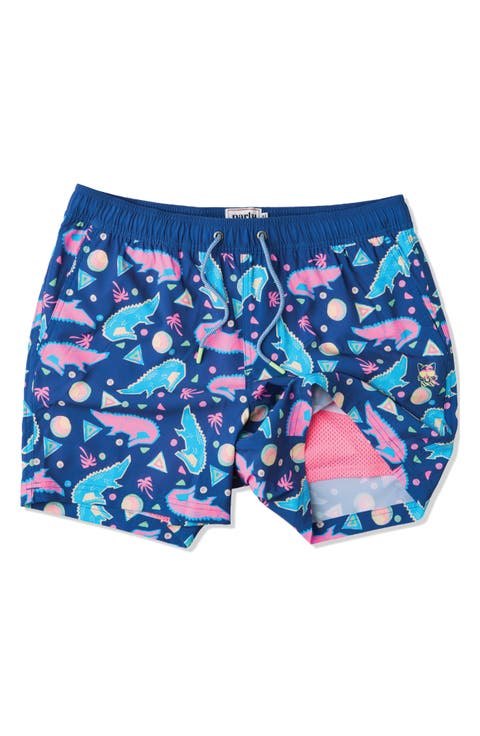 Golf Gator Happy Hour 5-Inch Swim Trunks