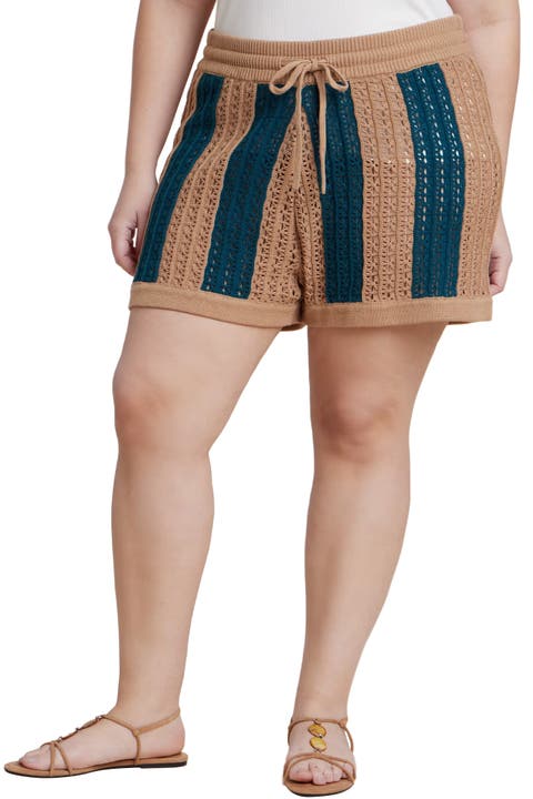 Crochet Knit Short (Plus)