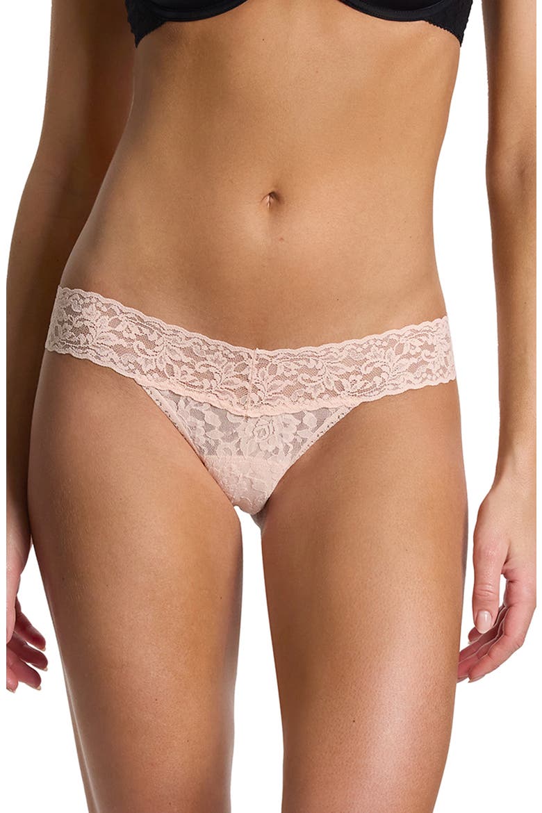 Low Rise Thong, Alternate, color, VANILLA