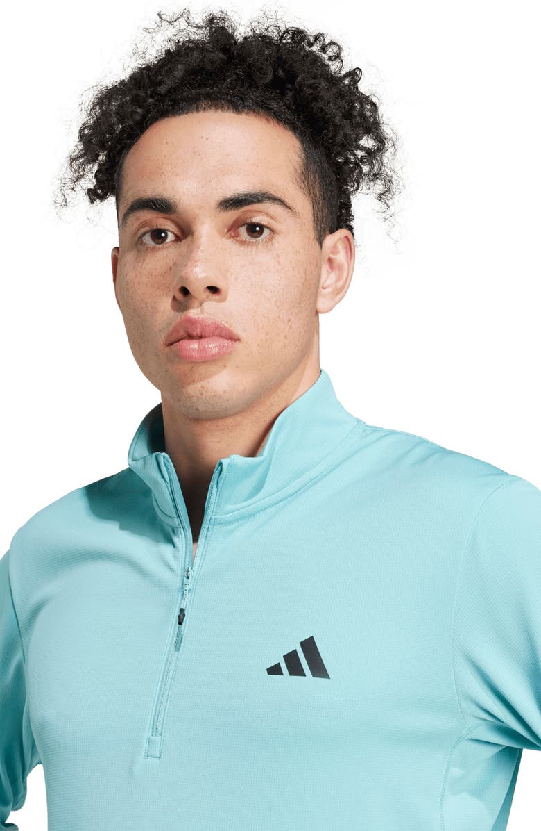 adidas Train Essentials 1/4 Zip Pullover, Alternate, color, 