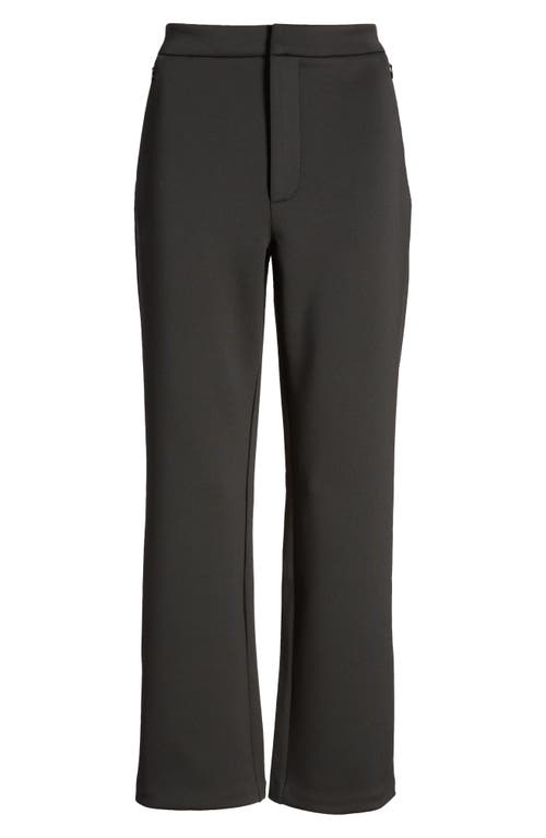 Good American Shiny Crop Scuba Trousers