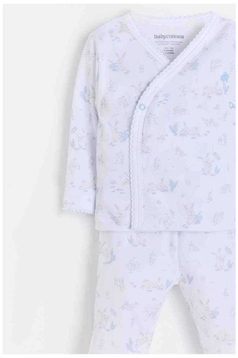 Bunny Romper Set Boys, Alternate, color, Light Blue