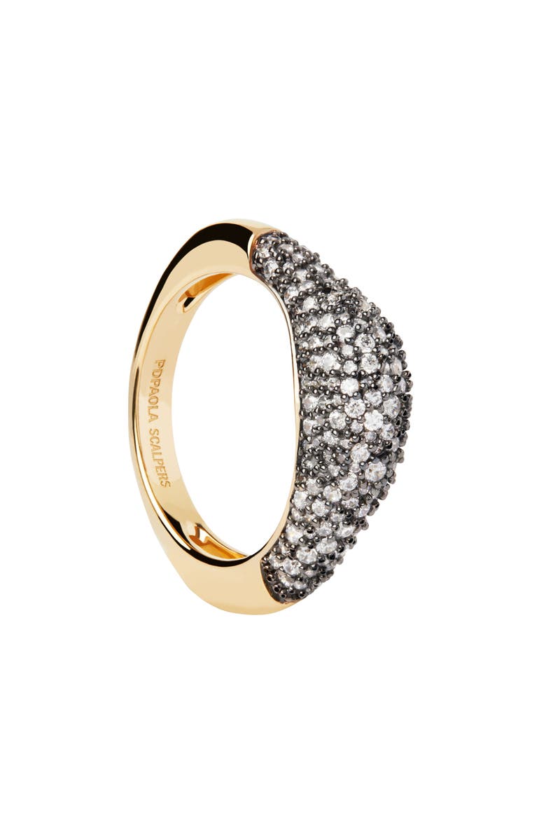 PDPAOLA Pavé Duna Ring, Alternate, color, Gold