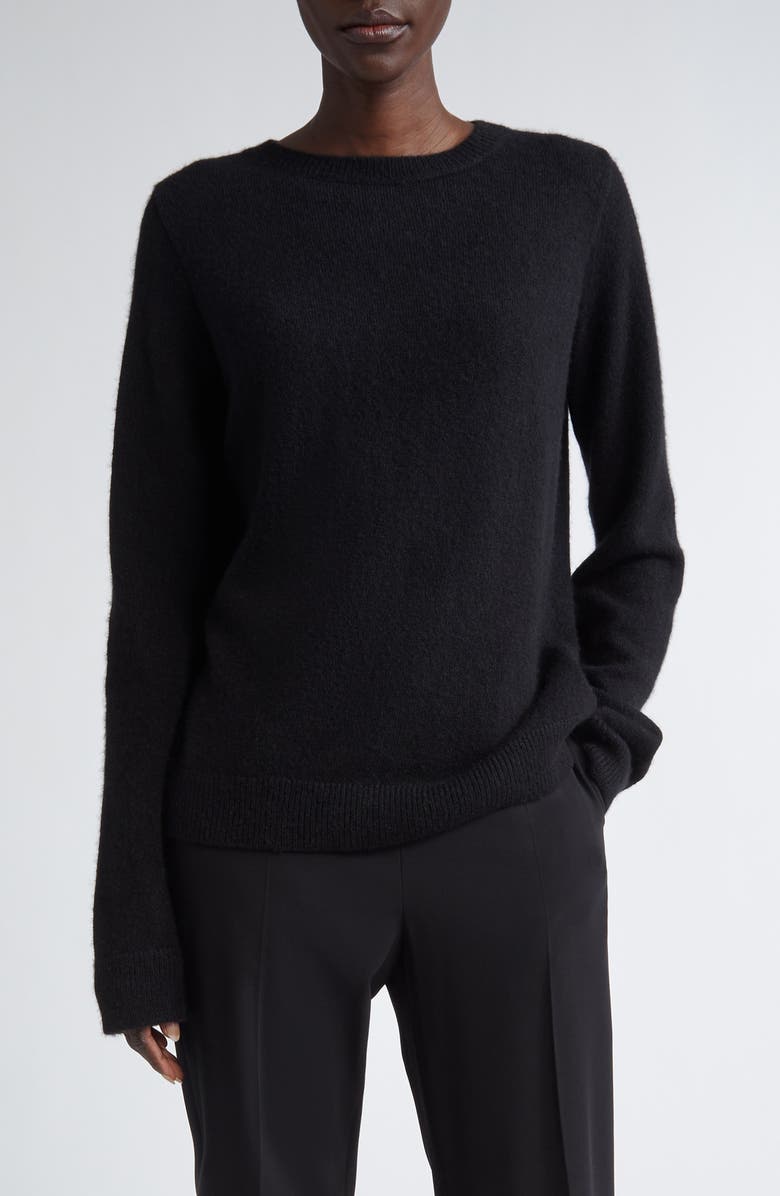 The Row Ilura Silk, Cashmere & Alpaca Sweater, Main, color, 