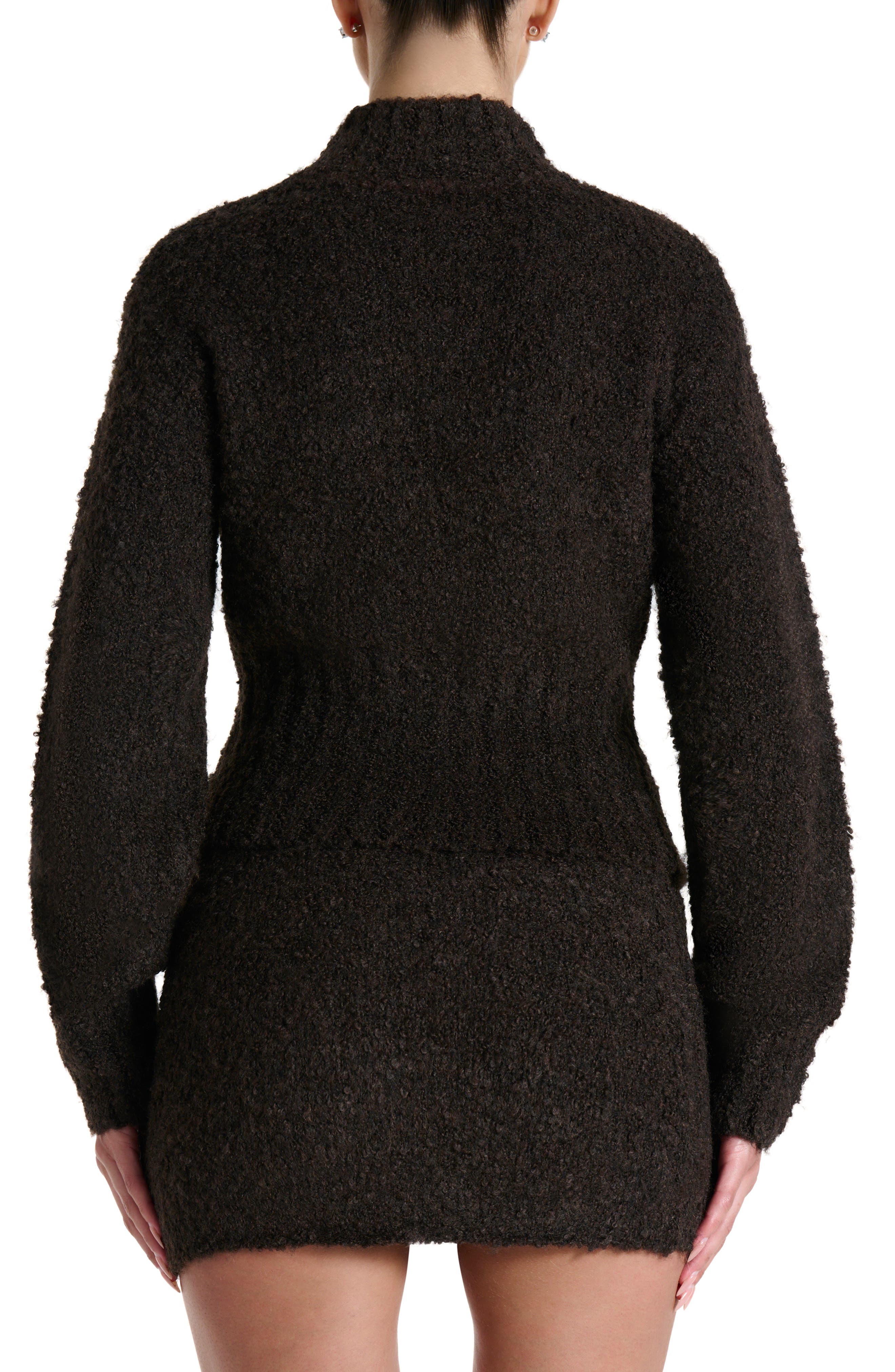 Turtleneck Boucle Sweater - image 4