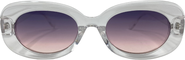 Youzey Oval Retro Sunglasses with Polarized Lens