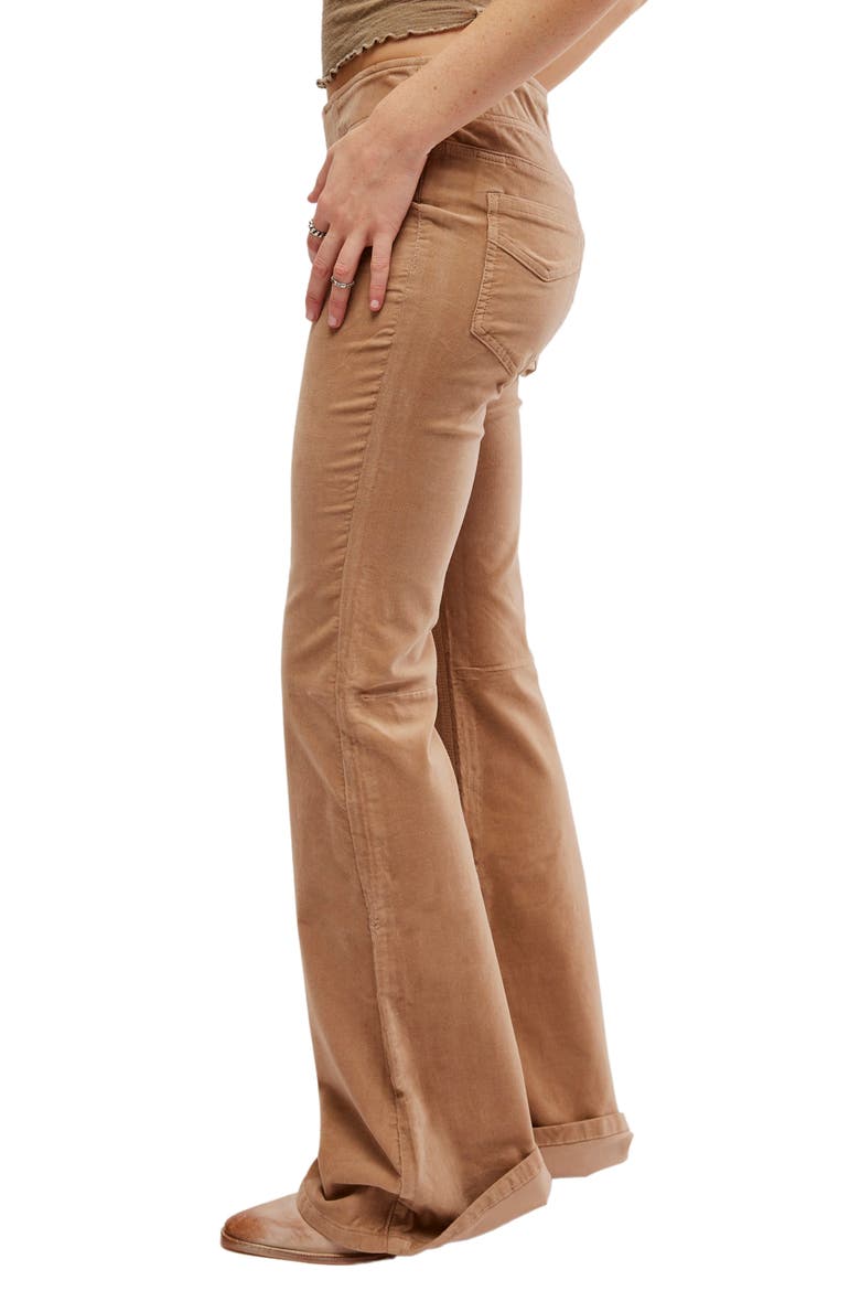 Penny Corduroy Flare Pants, Alternate, color, NATURAL