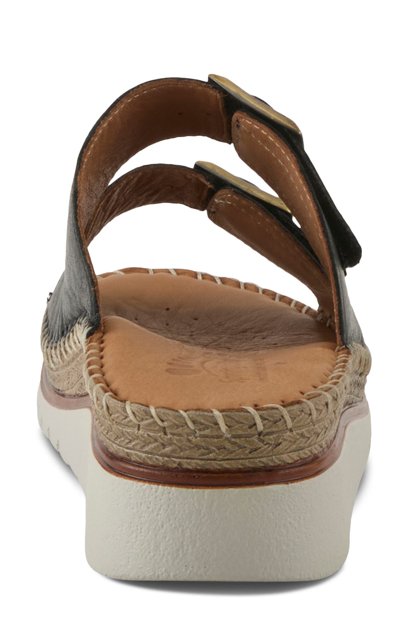 Spring Step Minisia Wedge Sandal, Alternate, color, Black