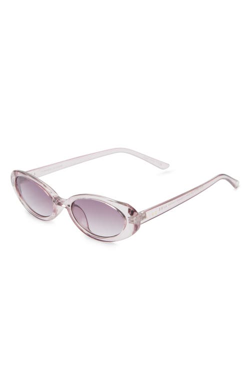 Aire Fornax 53mm Oval Sunglasses In Transparent