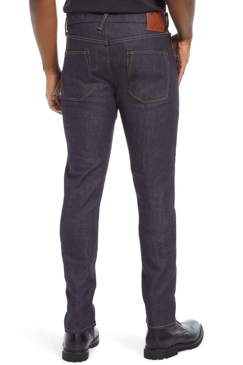 The Scissors Slim Tapered 10.5-Ounce Stretch Selvedge Jeans, Alternate, color, INDIGO RAW