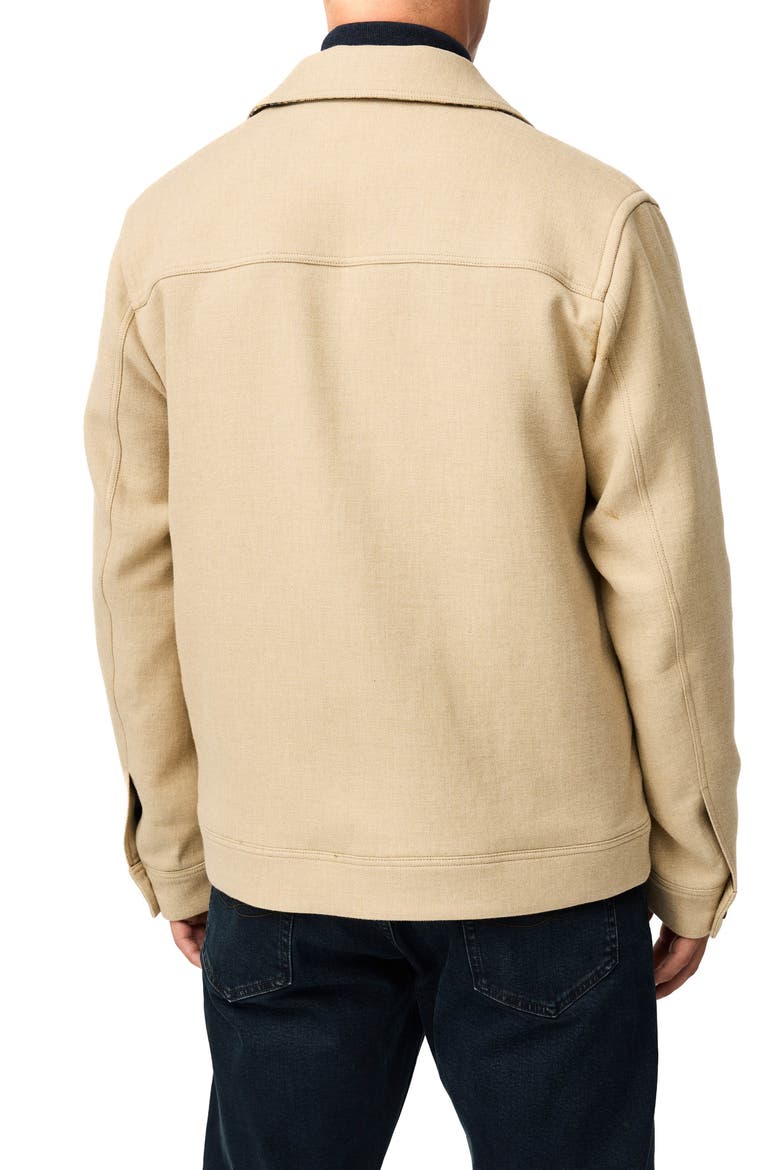 Oates Canyon Cotton Trucker Jacket, Alternate, color, BEIGE