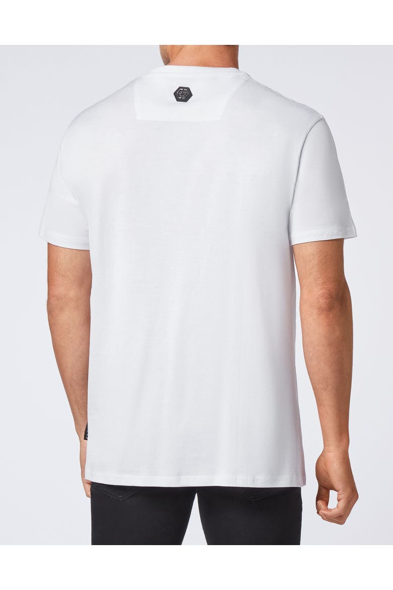T-Shirt Round Neck Men, Alternate, color, white
