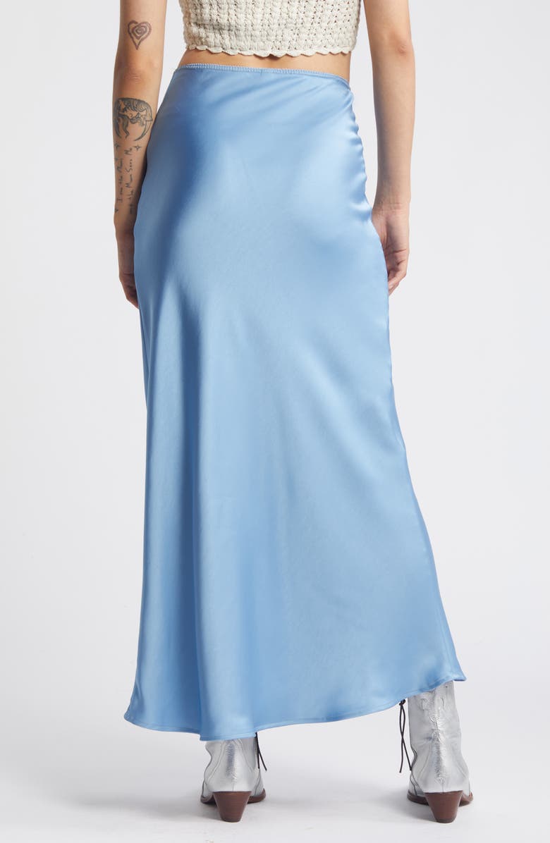 BP. Satin Midi Skirt, Alternate, color,