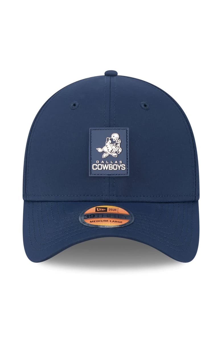 New Era Men's New Era Navy Dallas Cowboys 2025 NFL Sideline Throwback 39THIRTY Flex Hat, Alternate, color, Navy