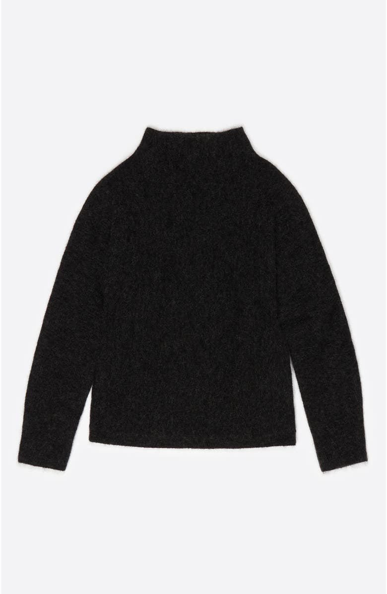 Bimba y Lola Mohair High Neck Sweater, Alternate, color, Dark Grey
