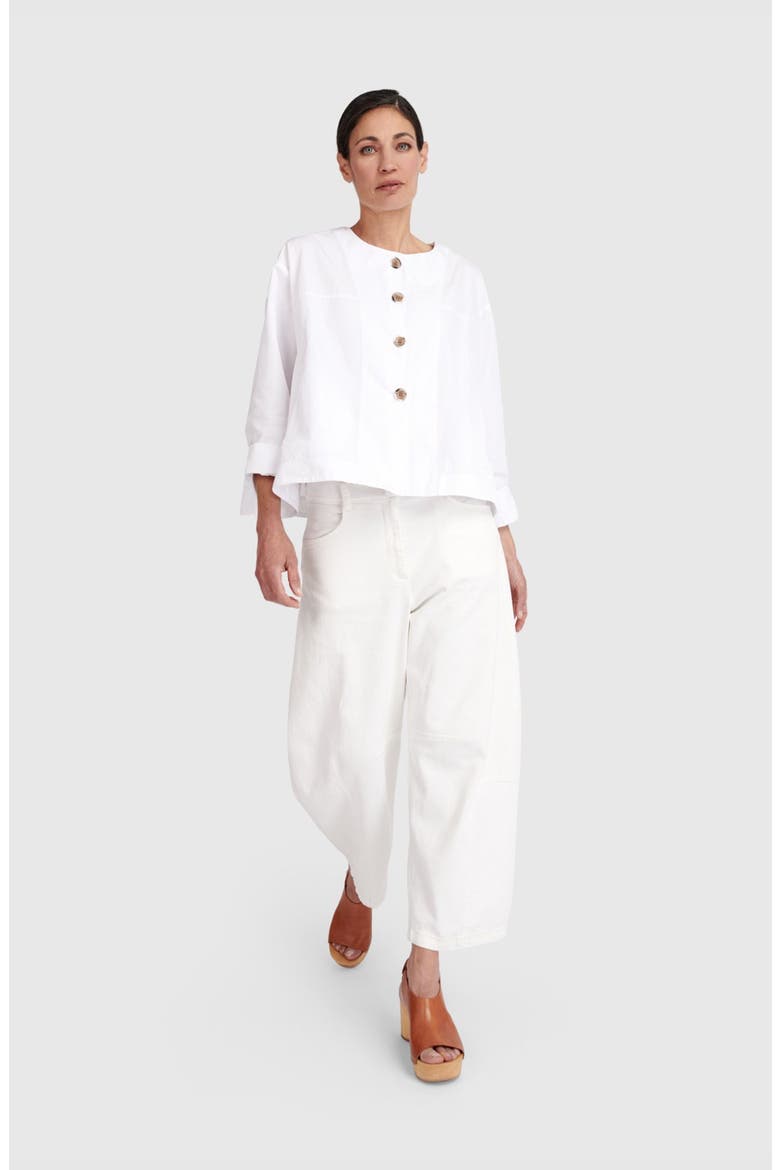 Side Streets Topper Jacket, Alternate, color, White