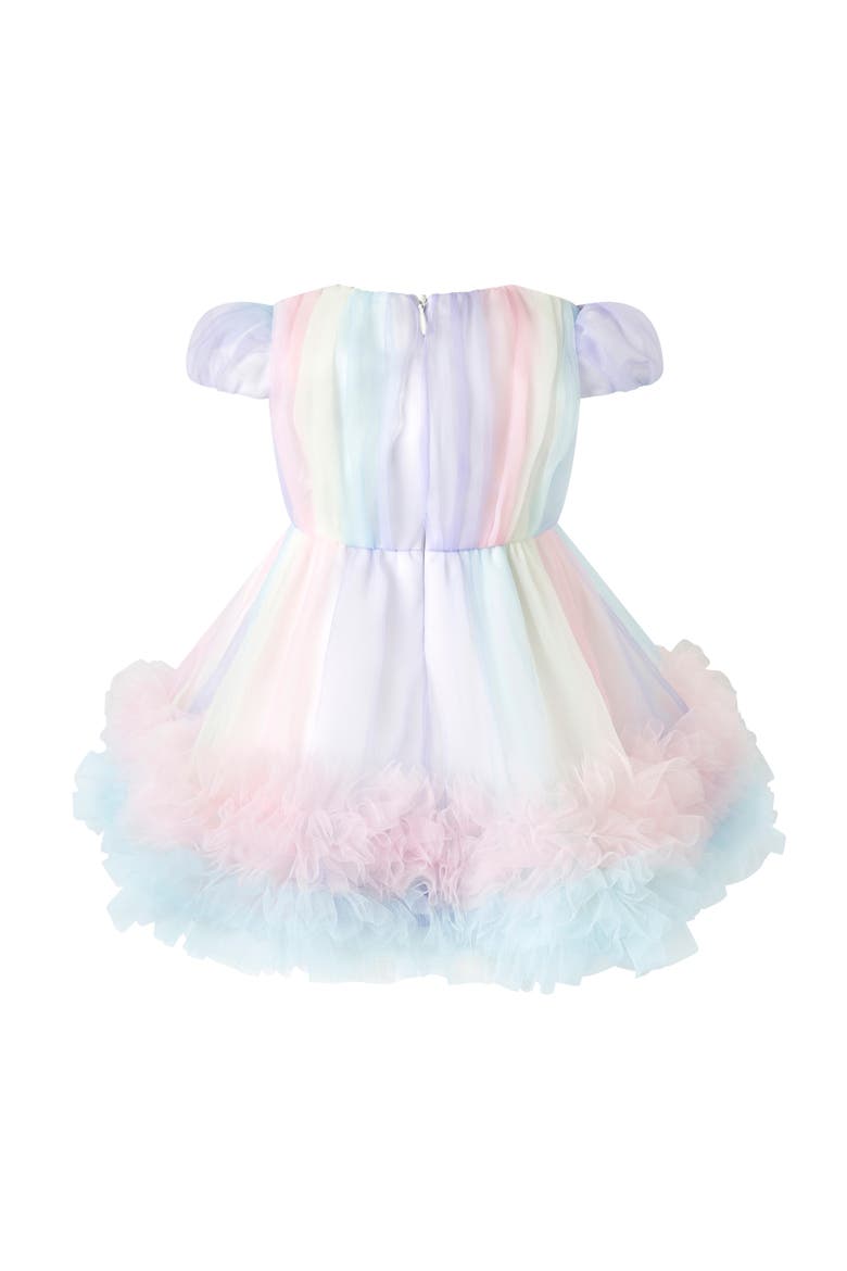 Rainbow Tulle Party Dress, Alternate, color, Rainbow