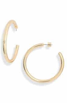Tube Hoop Earrings