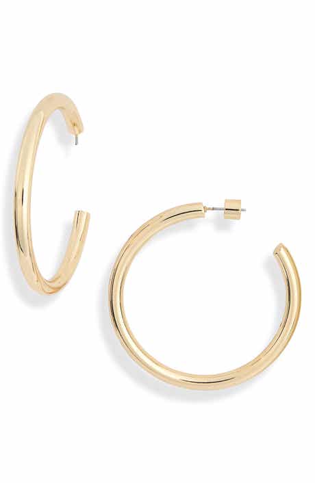 Tube Hoop Earrings