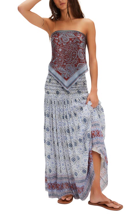 Ravenna Tie Dye Gauze Maxi Skirt