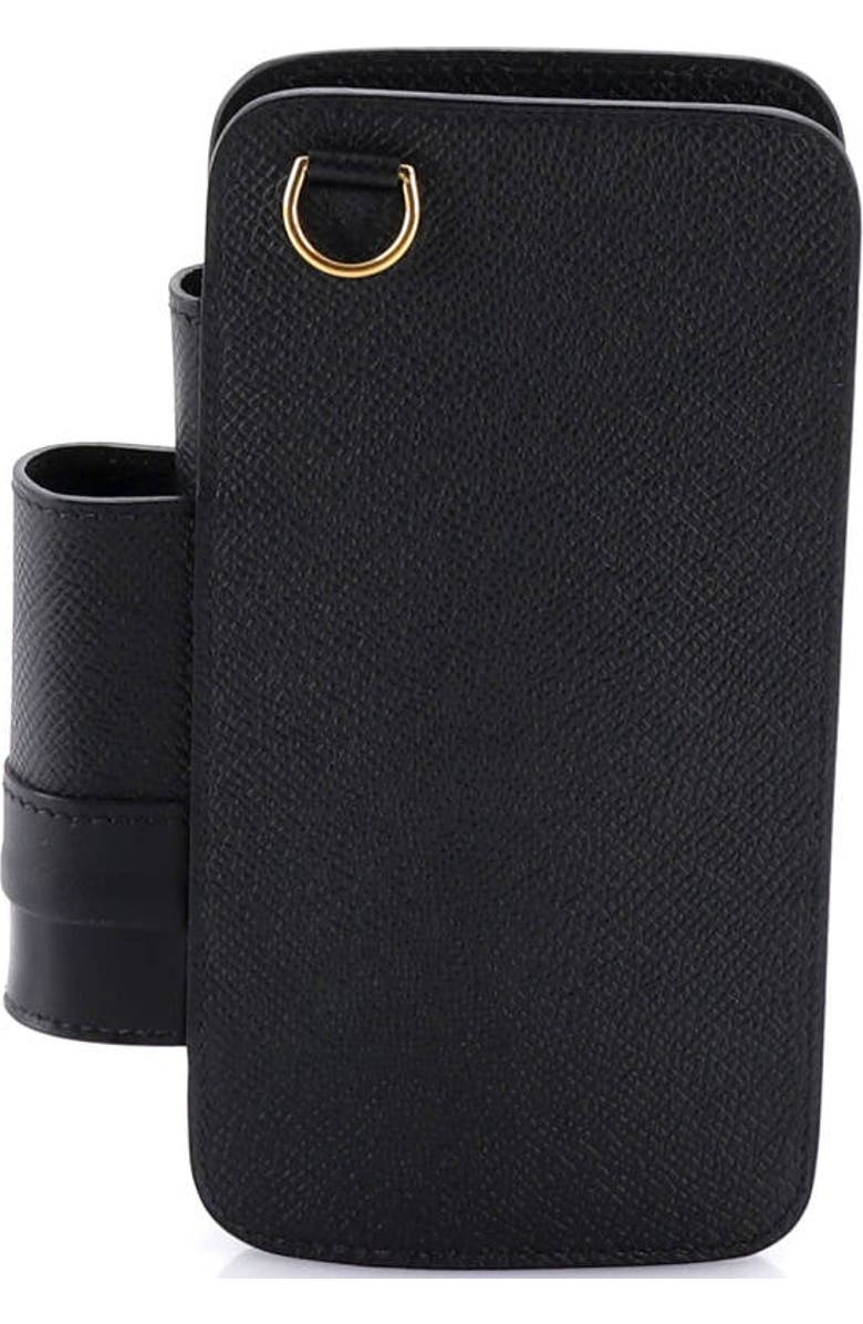 Pre-Owned Hermes Hermesway Phone Case Crossbody Bag Epsom, Alternate, color, Noir