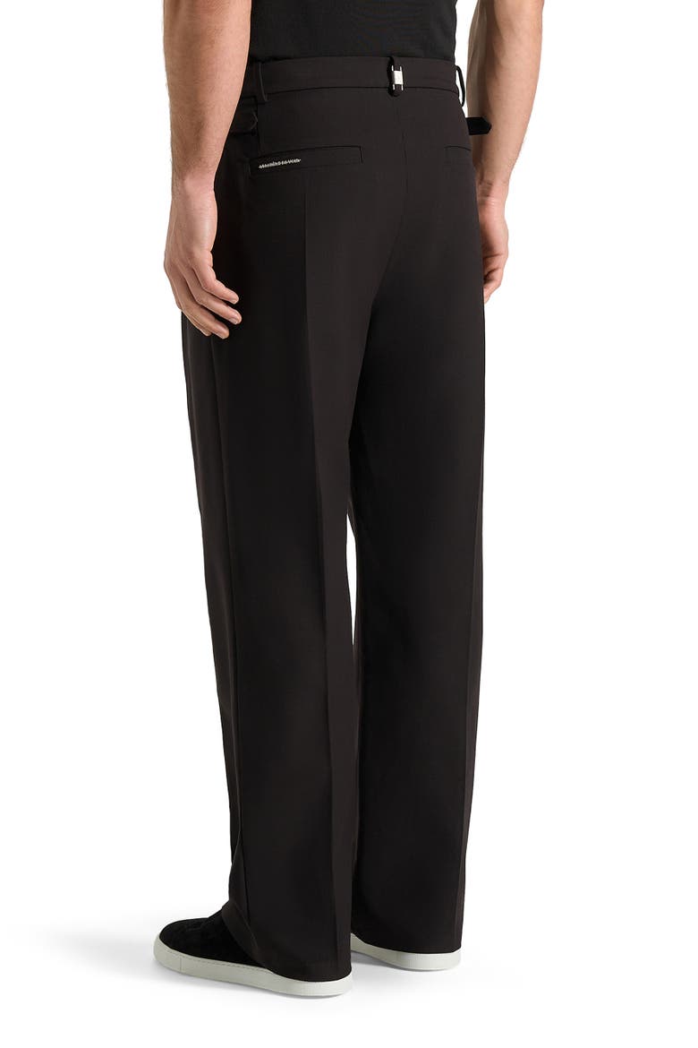 Pierre Relaxed Fit Pleated Tailored Trousers, Alternate, color, Black