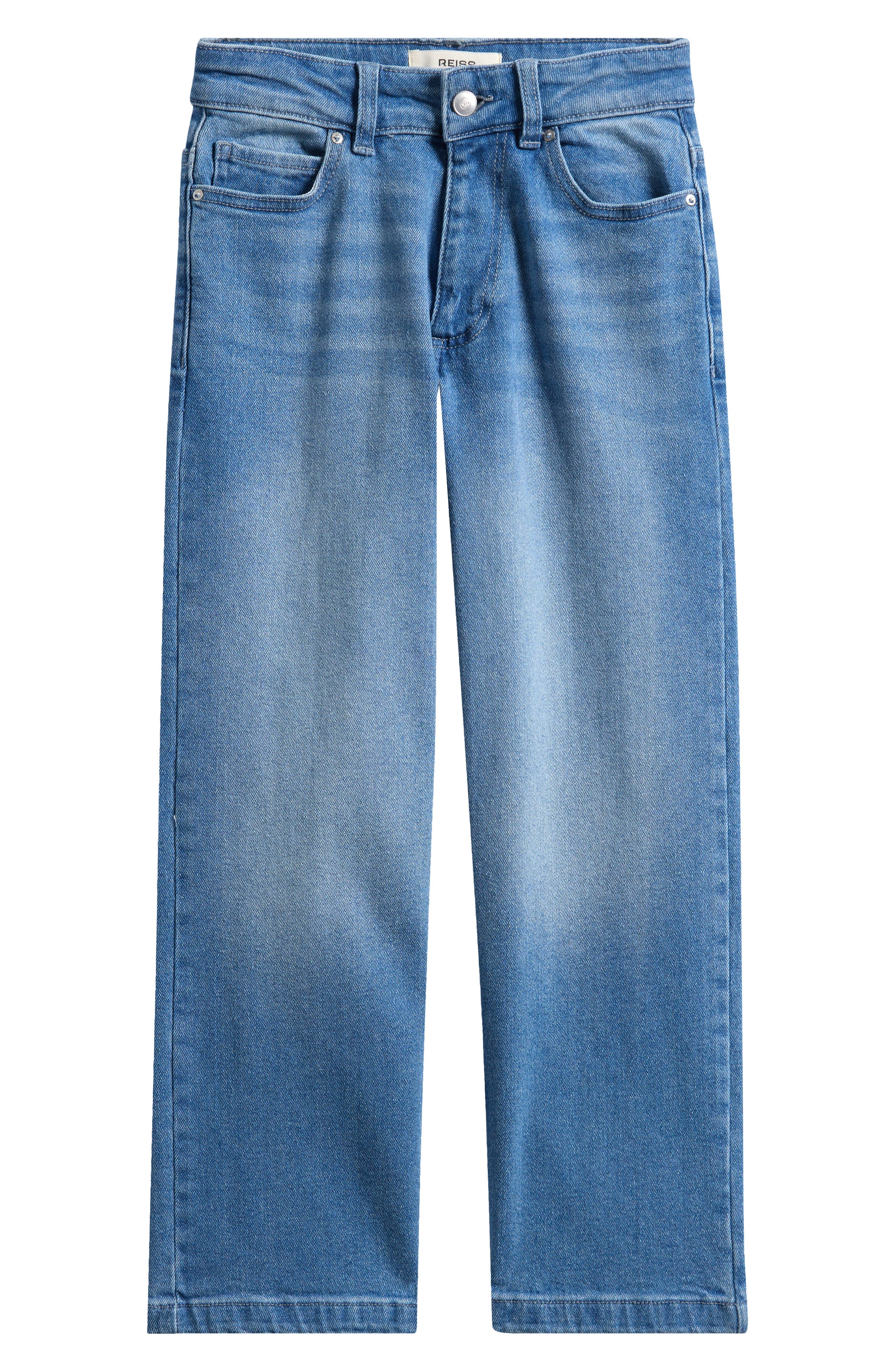 Reiss Kids' Sky Jr. Straight Leg Denim Jeans