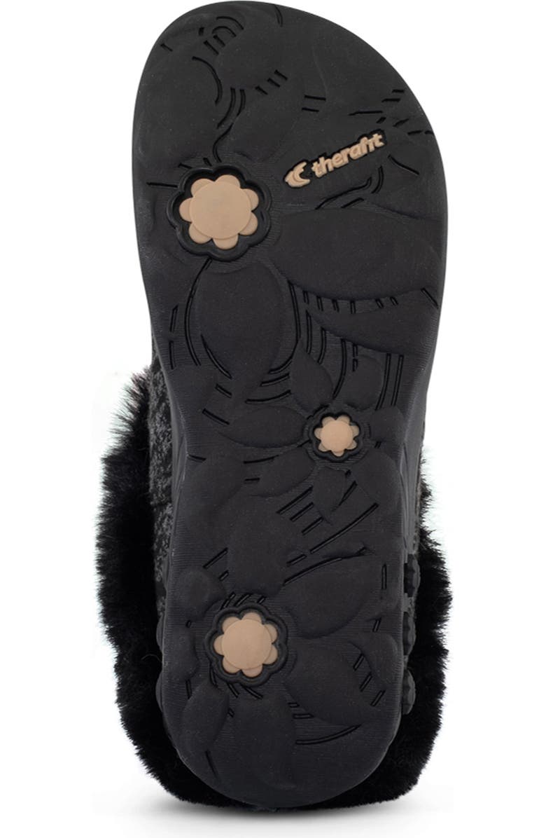 Therafit Adele Genuine Shearling Lined Sneaker Mule, Alternate, color,