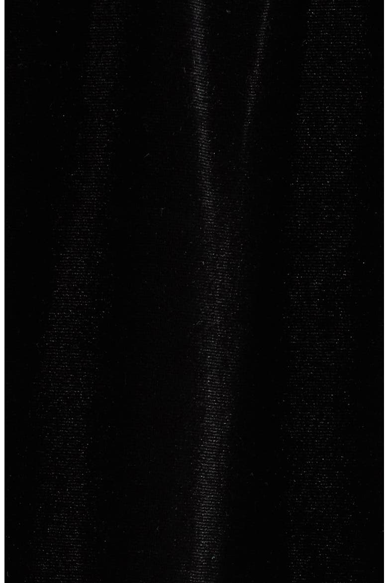 Michelle Velvet Top, Alternate, color, BLACK-SILVER