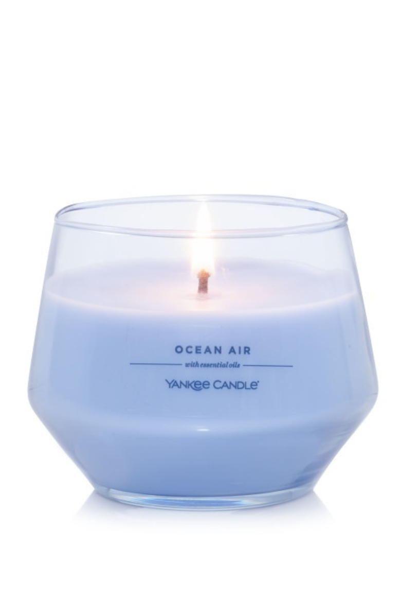 Ocean Air Studio Candle with Essential Oils, Set of 2, Alternate, color, Light Blue