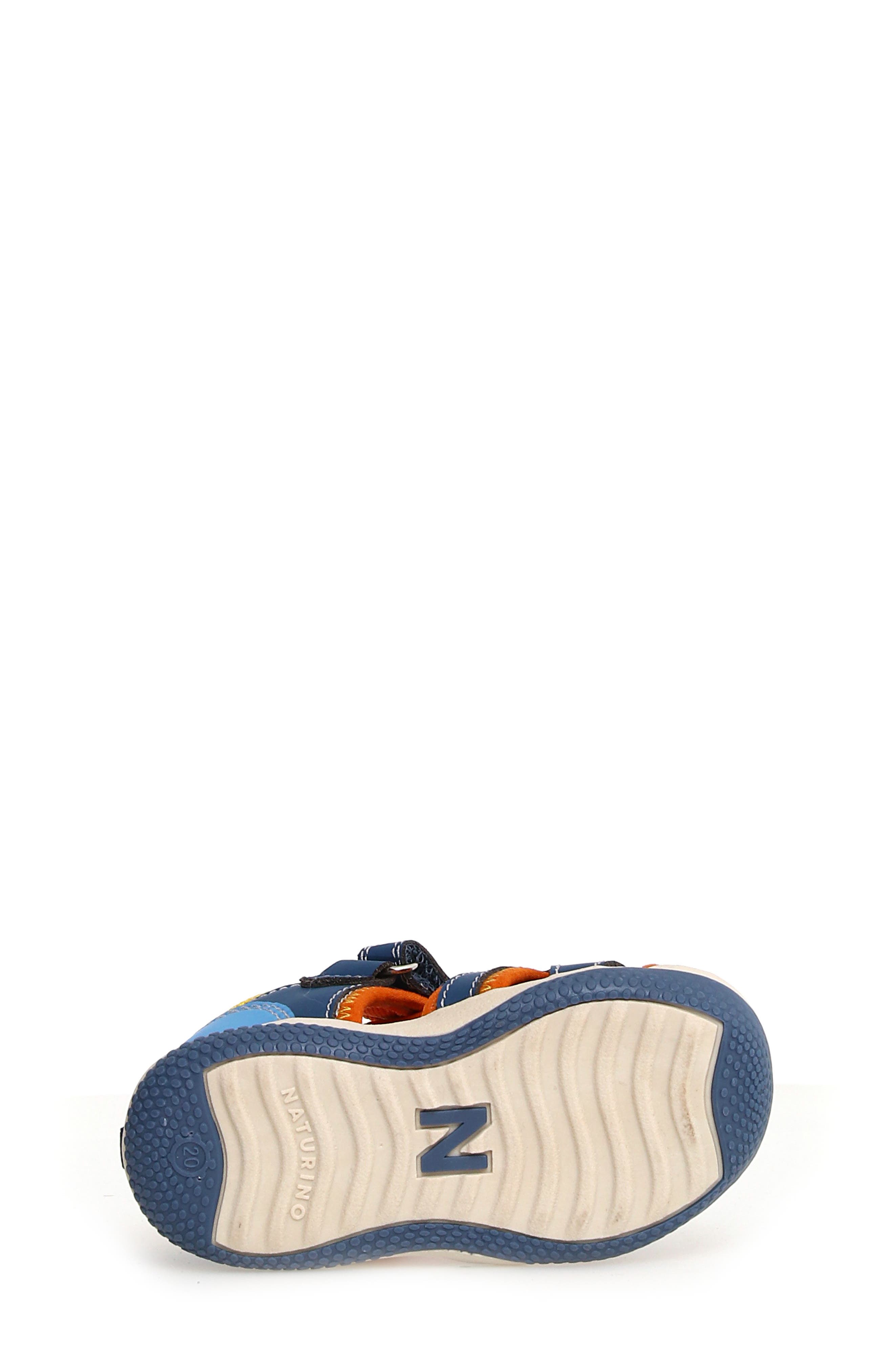 Naturino Rekin Fisherman Sandal, Alternate, color, Azure-Oltremare