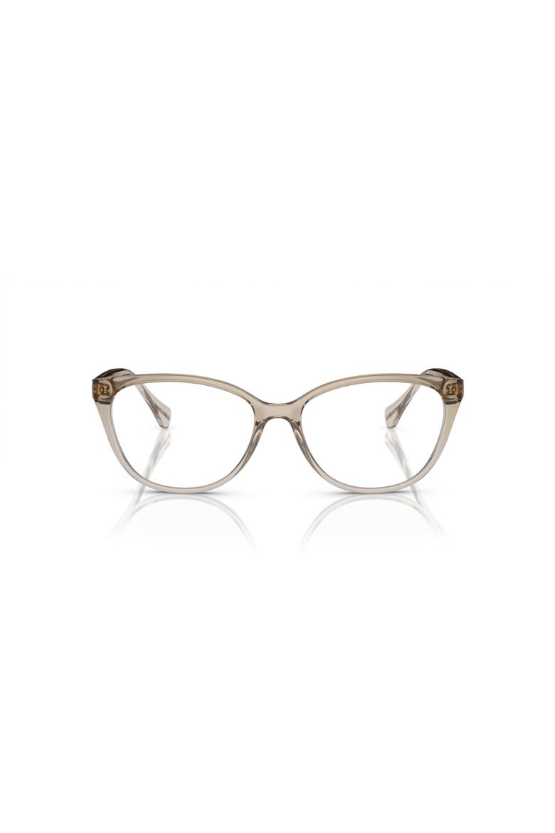 53mm Cat Eye optical glasses, Alternate, color, Brown