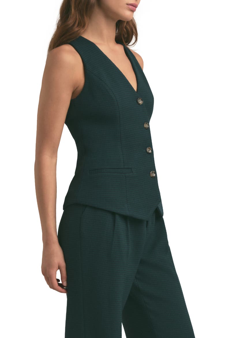 The Jones Houndstooth Vest, Alternate, color, JUNIPER HOUNDSTOOTH