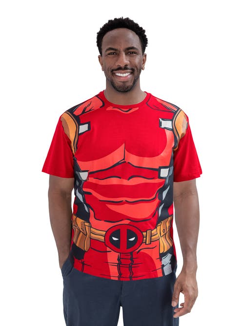 Marvel Cosplay Short Sleeve T-shirt In Red